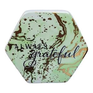 Always Grateful Ceramic Home Decor Work Office Inspirational